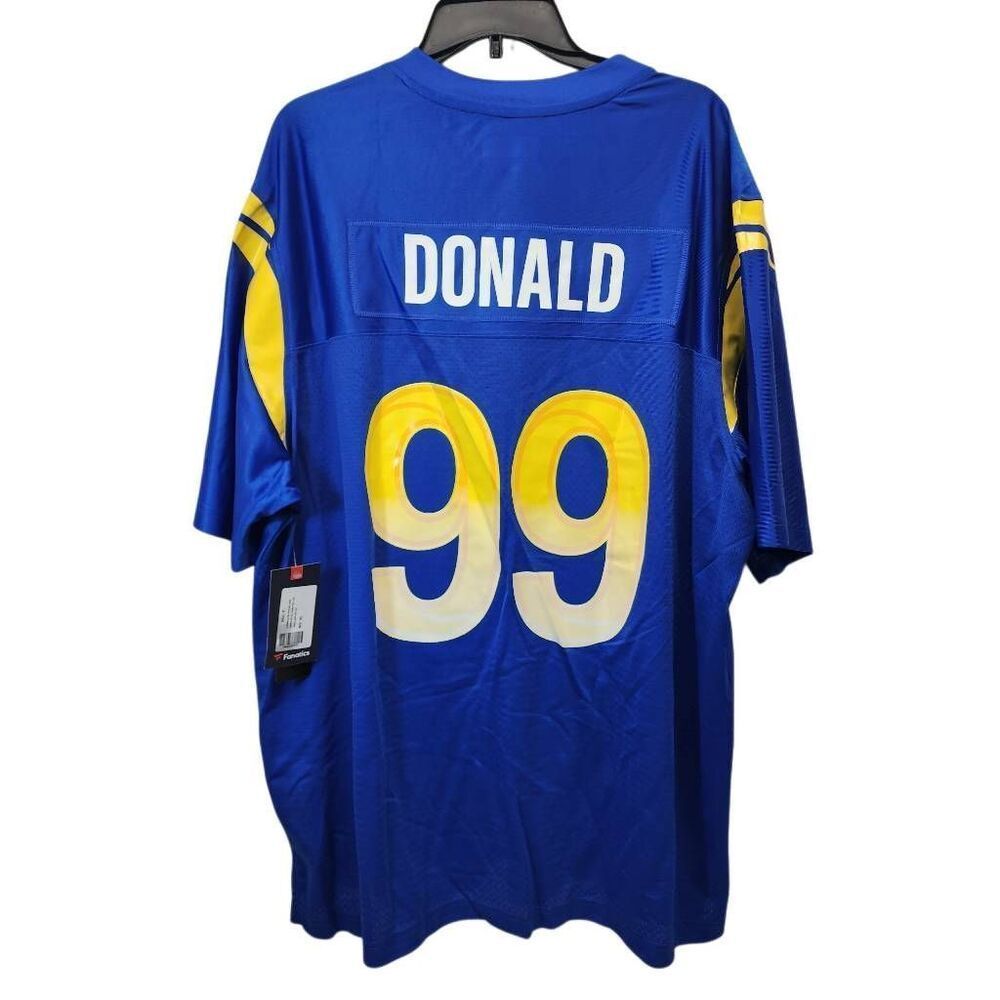 NFL Pro Line Aaron Donald #99 Los Angeles Rams Jersey Men’s 2XL Blue NWT - Picture 3 of 7